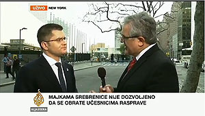 Jeremić za Al Jazeeru o debati UN-a o tribunalima