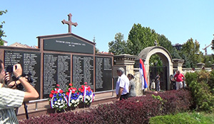 Delegacija D.I.C Veritas polaže vijenac na groblju Sv. Pantelije u Banjaluci