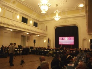 Otvaranje šeste međunarodne konferencije Genocidni zločin Nezavisne Države Hrvatske nad Srbima, Jevrejima i Romima u Drugom svjetskom ratu, Banja Luka, 19. maj 2014.