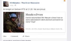 Danski dokumentarni film „15 - minuta Masakr u Dvoru“ Foto: FB stranica filma, screenshot