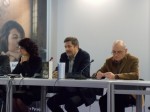 Promocija izdanja DIC Veritas, Sanda Rašković Ivić, Novak Lukić i Danko Perić, Sajam knjiga 2015. Foto: DIC Veritas