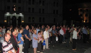 Ispred Hrama Hrista Spasitelja održan je duhovno-umjetnički program, Banjaluka, 3.8.2016. Foto: DIC „Veritas“