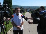 Banjaluka: Položeni vijenci na spomenik palim Krajišnicima na Perduovom groblju, 4.8.2016. Foto: DIC „Veritas“ / Predrag Cupać