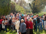 Pred manastirom u Jasenovcu 9.9.2017. Foto: Korana Štrbac