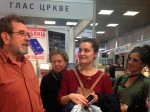 DIC Veritasov štand na Beogradskom sajmu knjiga, petak, 27.10.2017. Foto: Tim DIC Veritas