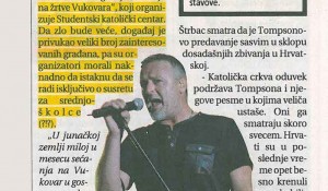 Informer, 23.11.2017, Ustaša uči decu o veri i ljubavi?!