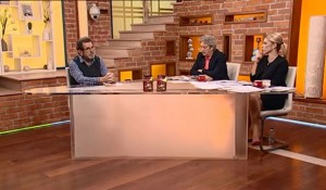 Dobro jutro Srbijo: Savo Štrbac o kanonizaciji A.Stepinca, 2.11.2017, Happy TV TV Foto: Screenshot