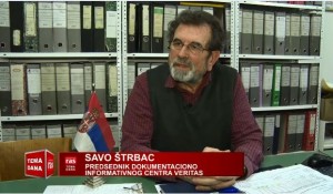 RAS, Tema dana: Izjava Save Štrbca povodom posete A.Vučića Zagrebu, 13.2.2018.