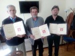 DIC Veritas, 02.04.2018, Savi Štrbcu uručena „Krajinska gramata“ Udruženja književnika Srbije – Književne zajednica Krajine Foto: DIC Veritas