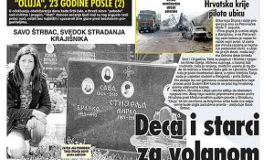 Vesti, 31.07.2018, “Oluja”, 23 godine posle (2): Deca i starci za volanom