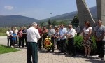 Drinčić: Polaganje vijenca na spomenik ispred Spomen sobe poginulim vojnicima Republike Srpske, 7.8.2018. Foto: DIC Veritas
