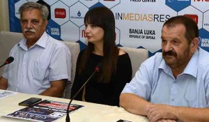 Konferencija za medije DIC Veritas, Banja Luka, 3.6.2018. Foto: SRNA