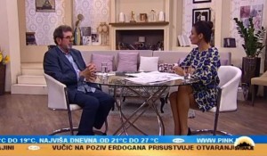 Tv Pink, 29.10.2018, Emisija Svitanje – gost Savo Štrbac Foto: Screenshot