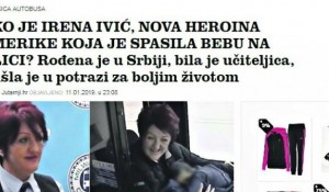 Zaglavlje Jutarnjeg lista o Ireni Ivić Foto: Screenshot