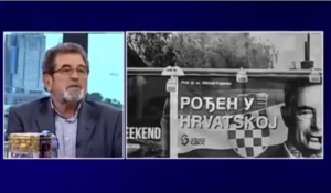 Novo jutro: Povici u Kijevu protiv Srba, 14.5.2019. Foto: screenshot