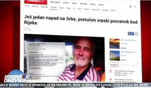 Savo Štrbac o novim napadima na Srbe u Dalmatinskom Kosovu i Rijeci, 23.8.2019. Foto: Screenshot