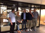 Savo Štrbac, gospođa Biljana, Dragan Đerić, Vojin Pejić i Zvjezdan Saratić, susret sa domaćinima, Cirih, „Freska“, 15.9.2019. Foto: DIC Veritas