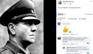 HDZ-ovka objavila sliku Pavelića uz poruku: "Da se prisjetimo našeg poglavnika" Foto: FB screenshot
