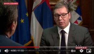 Aleksandar Vučić, intervju za RTL Zagreb Foto: screenshot, Youtube