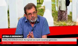 Savo Štrbac o Srebrenici, Bihaću i Oluji kroz poruke Pitera Galbrajta, 26.7.2021. Foto:Kurir televizija screenshot