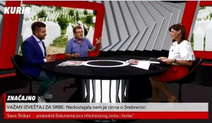 Savo Štrbac o Bihaću i Oluji kroz poruke Pitera Galbrajta i Izveštaju dr G.Grajfa o Srebrenici, 26.7.2021. Foto: Krurir TV, screenshot