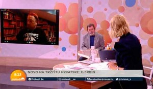 „E Srbine, stišaj to malo!“: Predrag Ličina i Savo Štrbac,8.9.2021. Foto: NovaS printscreen