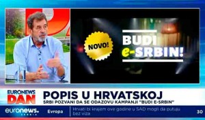 Štrbac o popisu u Hrvatskoj: Izjasnite se kao Srbi, od toga zavise mnoga prava u narednih 10 godina, 16.9.2021. Foto: Euronews, screenshot