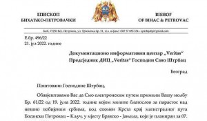 Episkop bihaćko-petrovački G. Sergije: Arhijerejski Blagoslov za pripremu i održavanje obilježavanja dana stradanja Srba, 21.7.2022.