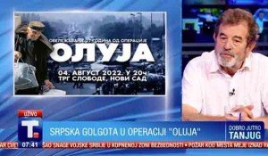Tanjug, Dobro jutro: Srpska golgota u operaciji "Oluja" - Savo Štrbac, 4.8.2022. Foto: Tanjug, screenshot