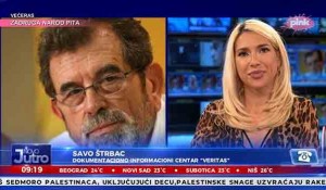 Pink, Novo jutro: Savo Štrbac sa Petrovačke ceste za Pink TV, 7. 8. 2022. Foto: TV Pink