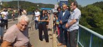 Novi Grad: Spušten venac u Unu na Mostu spasa, 6. 8. 2022. Foto: DIC Veritas