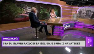 Šta su glavni razlozi za iseljavanja Srba iz Hrvatske Foto: Televizija Kurir, screenshot