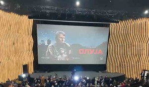 Ovacije za film Oluja na premijeri u Beogradu, 17.1.2023. Foto: DIC Veritas