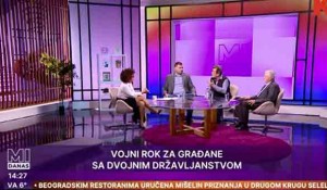 Mi danas: Srbi s hrvatskim državljanstvom u vojsku u Srbiji, 2.2.2023. Foto:K1 screenshot