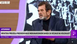 Savo Štrbac o hrvatskom predsedavanju IHRA-om... 3. 3. 2023. Foto: TV Kurir Screenshot