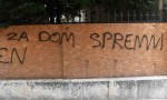 Grafit u Margaretskoj ulici, kraj pravoslavne crkve Foto: Portal Novosti, Jovica Drobnjak