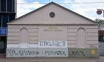 Grafit u Margaretskoj ulici, kraj pravoslavne crkve Foto: Portal Novosti, Jovica Drobnjak
