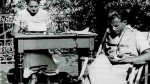 Anuška i Ljubomir Micić na Azurnoj obali, leto 1934. Foto: Večernje novosti, monografija „Zenitodadaizam u srpskoj književnosti“ Predrag Todorović