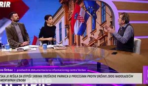 Puls Srbije: Savo Štrbac o vraćanju parničnih troškova u izgubljenim parnicama za ratnu odštetu, 17.1.2024. Foto: Kurir Tv screenshot