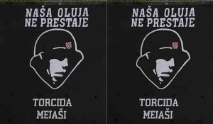 Mural navijača Torcide u Zadru, februar 2024. Slobodna Dalmacija