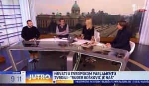 Rasprava o poreklu Ruđera Boškovića u Evropskom parlamentu, 20.2.2024. Foto: screenshot