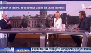Savo Štrbac i Živko Ivančević sa Dianine liste, 19.3.2025. Foto: TV Prva, screenshot