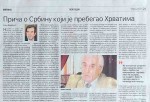 Politika, 25.06.2024, Savo Štrbac: Priča o Srbinu koji je prebegao Hrvatima