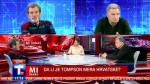 Mi danas: Thompson kao mera Hrvatske - Dragoljub Kojčić i Savo Štrbac, 3.4.2025. Foto: Tanjug, screenshot