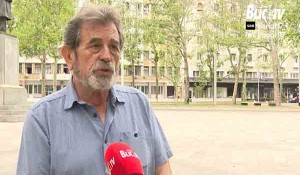 Savo Štrbac za TV Blic o hrvatskom zakonu o grobljima, 6.5.2025. Foto: TV Blic screenshot