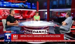 Mi danas - Koliko Hrvati mrze Srbe, zabranjen Bajagin koncert, Savo Štrbac i Ofnjen Nestorović, 2. 6. 2025. Foto: Tanjug TV, zoutube, screenshot