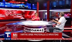 Mi Danas: Srbe proteruju i iz grobova - Savo Štrbac, 29. 7. 2024. Foto: Youtube, screenshot