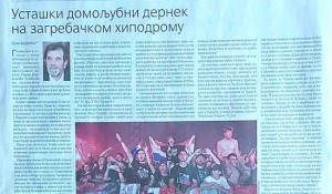 Savo Štrbac: Ustaški domoljubni dernek na zagrebačkom hipodromu, 22. 7. 2025. Foto; Politika, snimak