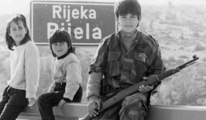 RSK, zima 1993: Operacija Maslenica, Karin Donji, Karinski most na rijeci Bijela Foto: DIC Vertas, lična arhiva Miroslava Mlinara