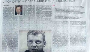 Savo Štrbac: ’Psi rata‘ - plaćenici ili dobrovoljci Foto: Politika, scan